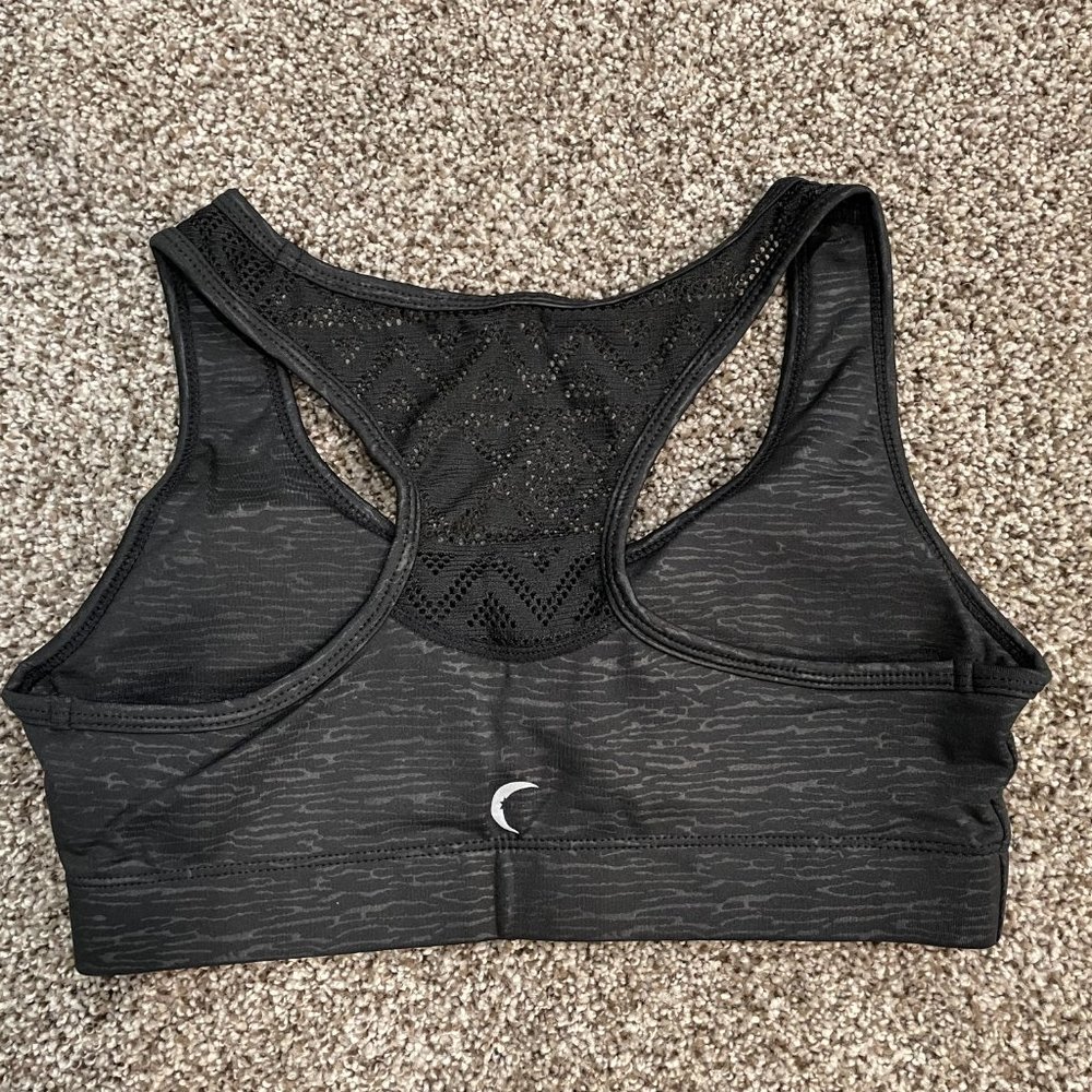 Zyia Active Black Bomber Bra - Size Small - Picture 3 of 3